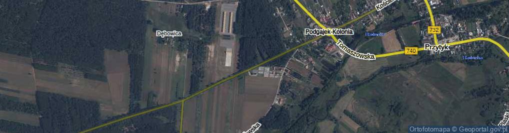 Zdjęcie satelitarne Wrzoska ul.