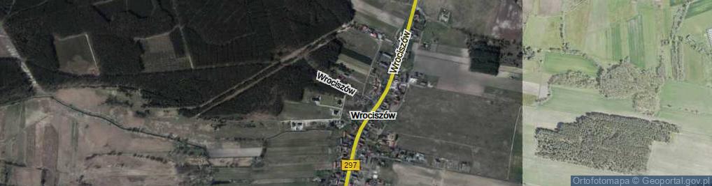 Zdjęcie satelitarne Wrociszów ul.