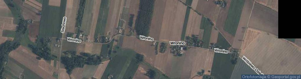 Zdjęcie satelitarne Wronino ul.