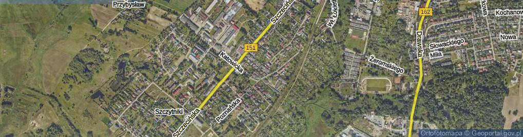 Zdjęcie satelitarne Wrocławska ul.