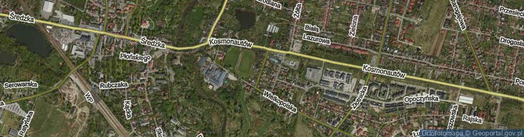 Zdjęcie satelitarne Wschowska ul.