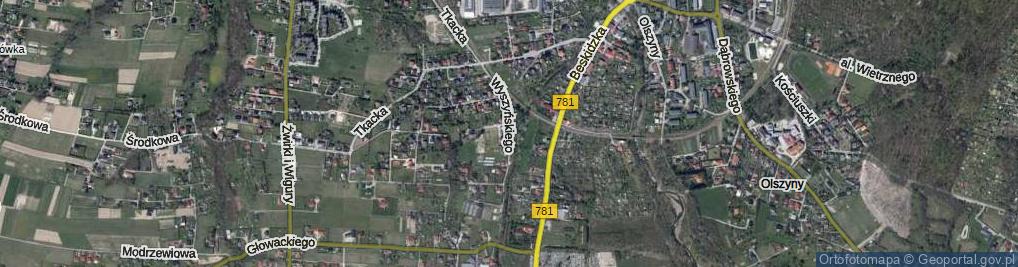 Zdjęcie satelitarne Wyszyńskiego Stefana, ks. prym. kard. ul.