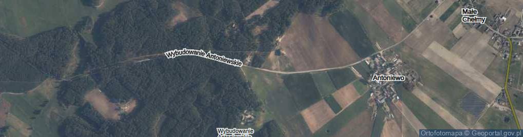 Zdjęcie satelitarne Wybudowanie Antoniewskie ul.