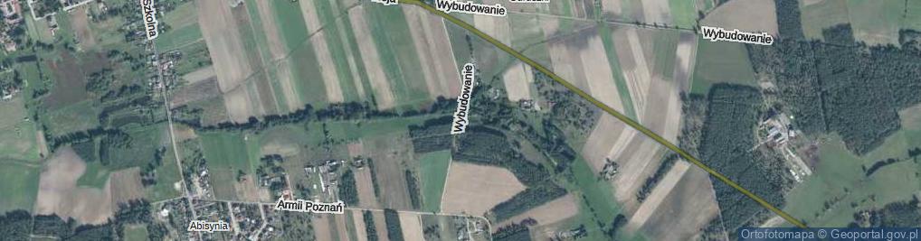 Zdjęcie satelitarne Wybudowanie ul.