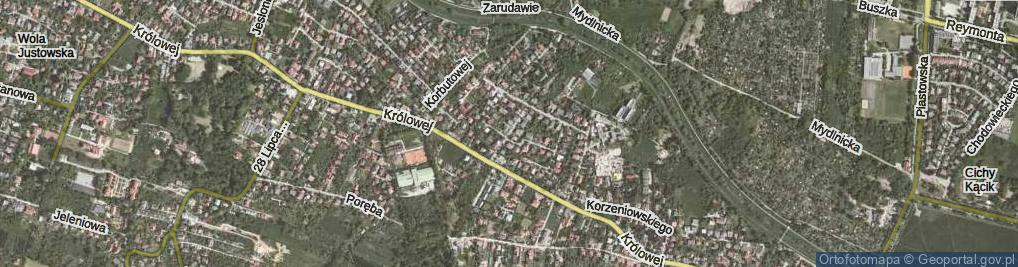 Zdjęcie satelitarne Wyrwy-Furgalskiego Tadeusza ul.