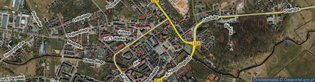 Zdjęcie satelitarne Wyszyńskiego Stefana, ks. kard. ul.