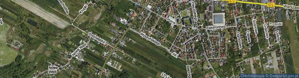 Zdjęcie satelitarne Wyszyńskiego Stefana, ks. kard. ul.
