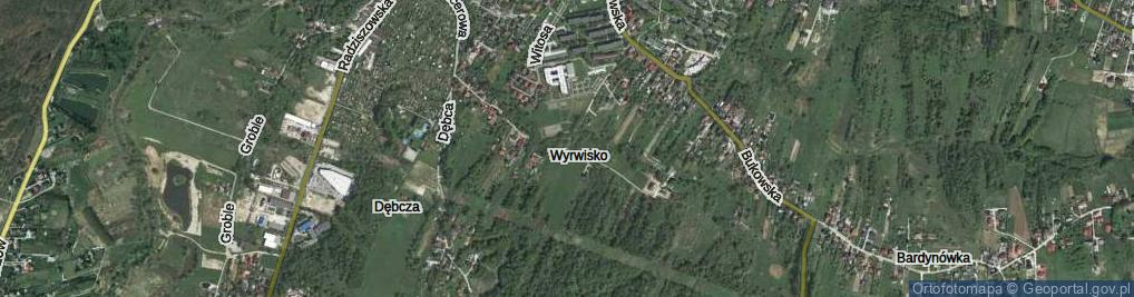 Zdjęcie satelitarne Wyrwisko ul.
