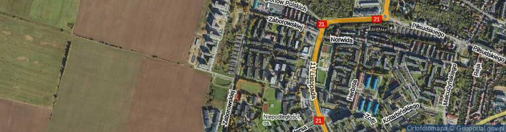 Zdjęcie satelitarne Wyszyńskiego Stefana, ks. kard. ul.