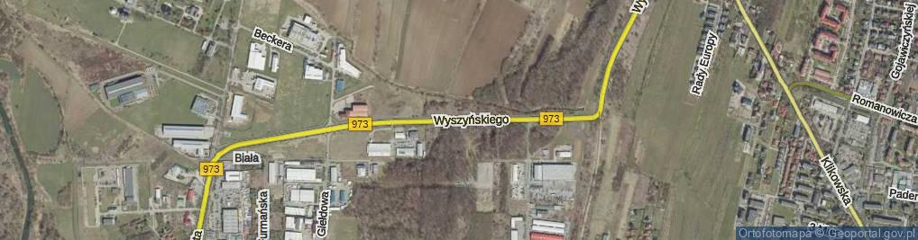Zdjęcie satelitarne Wyszyńskiego Stefana, ks. prym. kard. ul.
