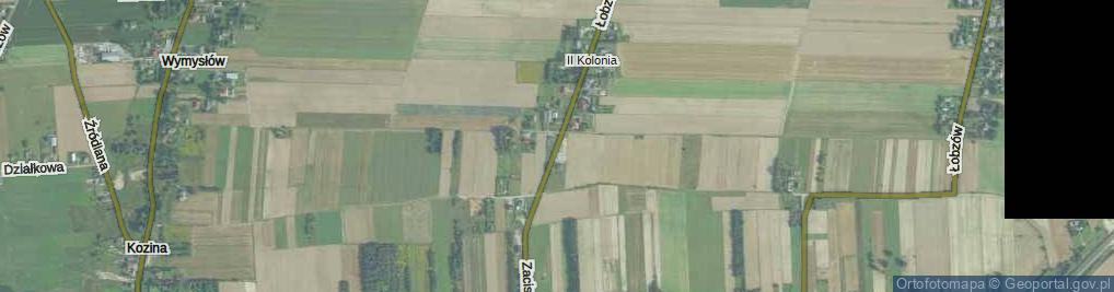 Zdjęcie satelitarne Wymysłów (Wierzchowisko) ul.