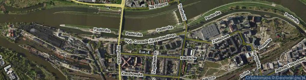 Zdjęcie satelitarne Wybrzeże Józefa Conrada-Korzeniowskiego ul.