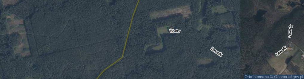 Zdjęcie satelitarne Wydry ul.