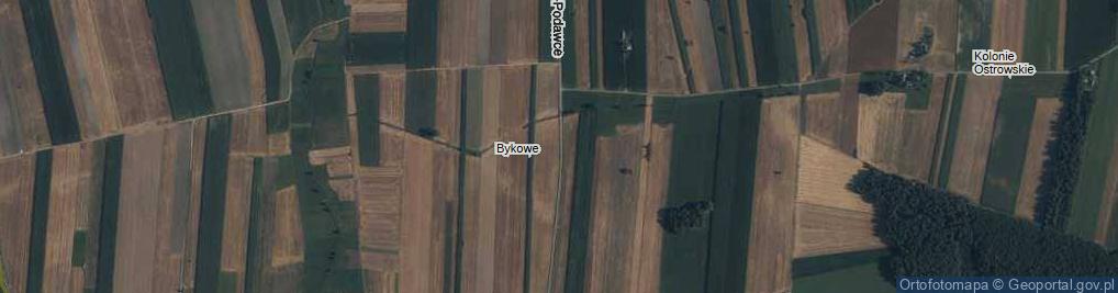 Zdjęcie satelitarne Wyrozęby-Podawce ul.