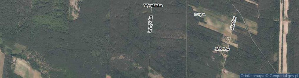 Zdjęcie satelitarne Wyrębiska ul.