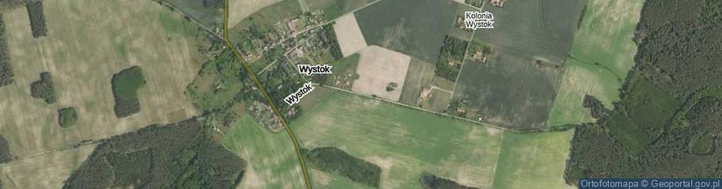 Zdjęcie satelitarne Wystok ul.