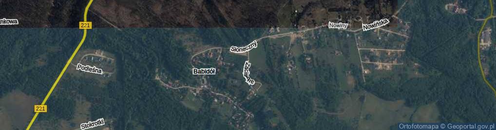 Zdjęcie satelitarne Zaciszne Wzgórze ul.