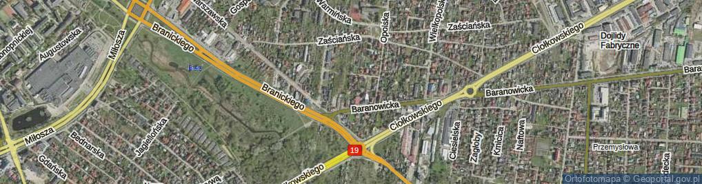 Zdjęcie satelitarne Zaułek Olsztyński ul.