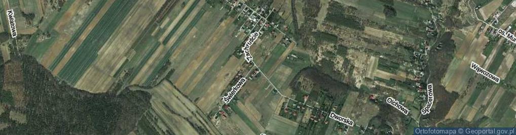 Zdjęcie satelitarne Zachruście ul.