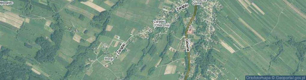 Zdjęcie satelitarne Zarąbki ul.