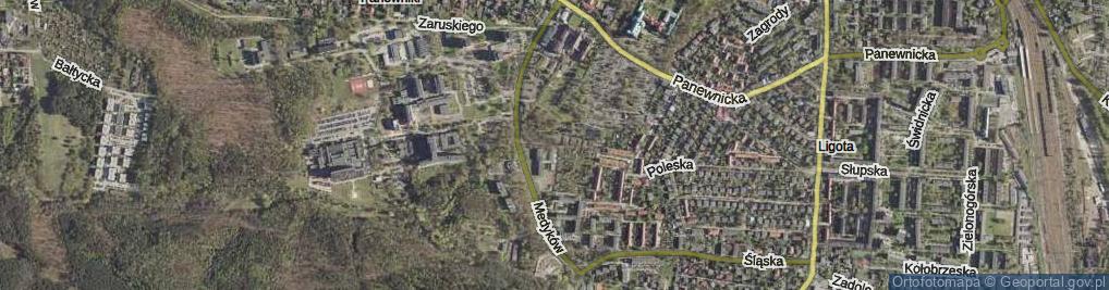Zdjęcie satelitarne Zarańskiego Tadeusza ul.