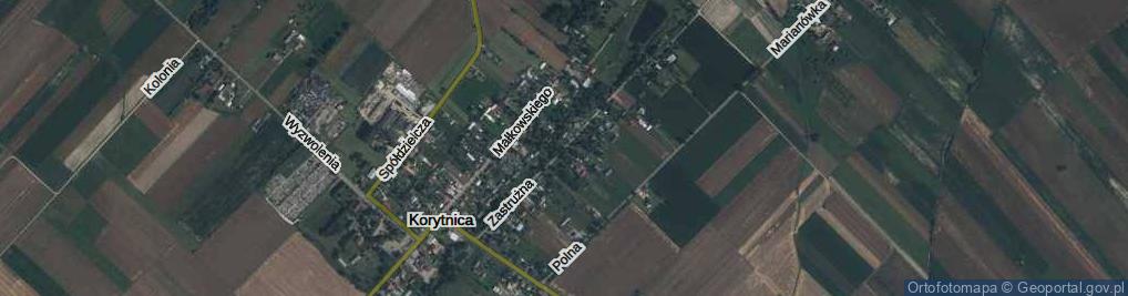 Zdjęcie satelitarne Zastrużna ul.