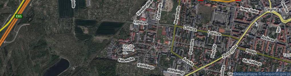Zdjęcie satelitarne Zabrzańska ul.