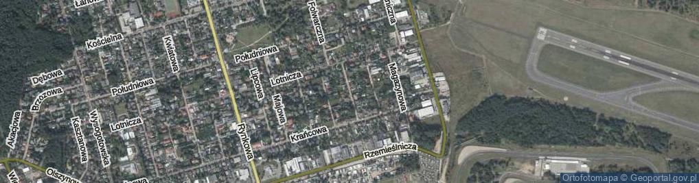 Zdjęcie satelitarne Zachodnia ul.