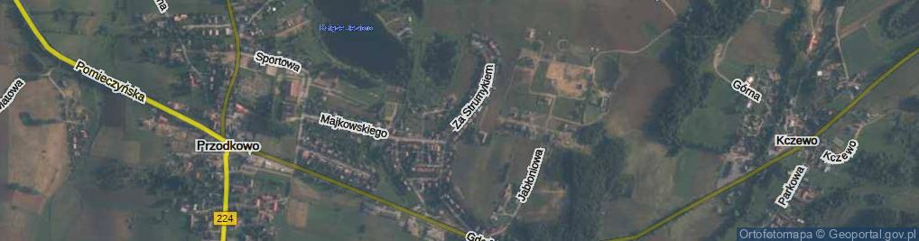Zdjęcie satelitarne Za Strumykiem ul.