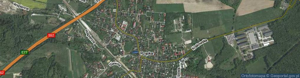 Zdjęcie satelitarne Zagruszcze ul.