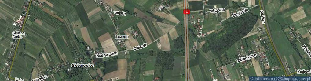 Zdjęcie satelitarne Załucek ul.