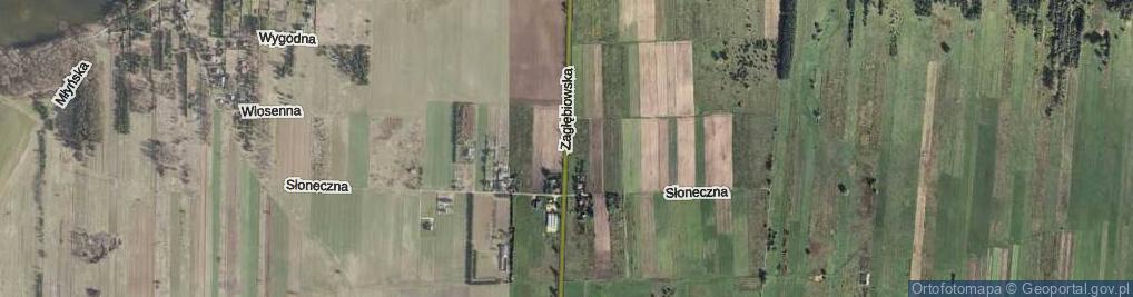 Zdjęcie satelitarne Zagłębiowska ul.