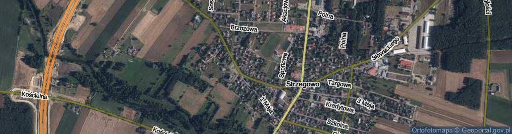Zdjęcie satelitarne Załęskiego ul.