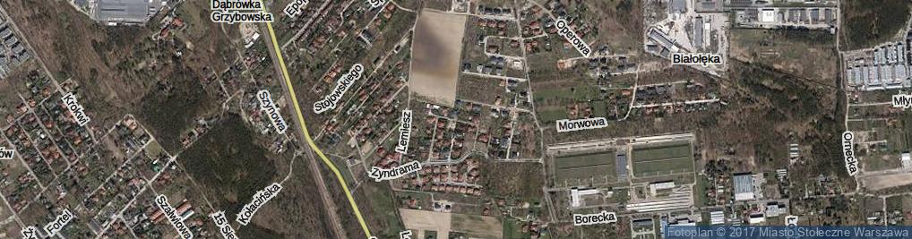 Zdjęcie satelitarne Zakręcona ul.