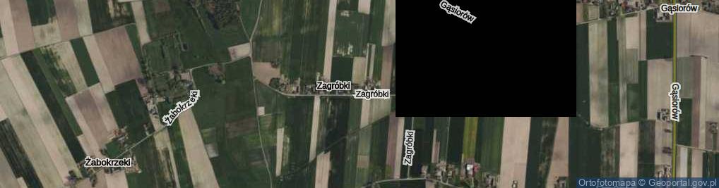 Zdjęcie satelitarne Zagróbki ul.