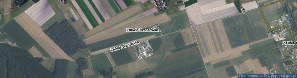 Zdjęcie satelitarne Zaliwie-Brzozówka ul.