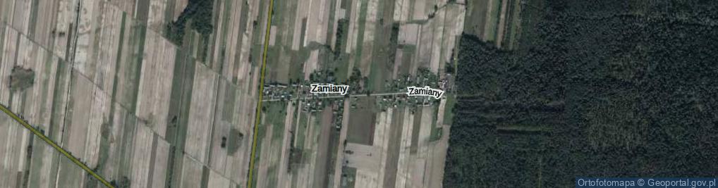 Zdjęcie satelitarne Zamiany ul.