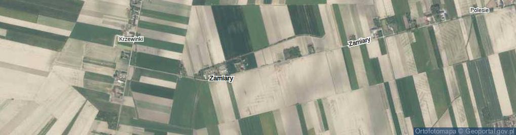 Zdjęcie satelitarne Zamiary ul.