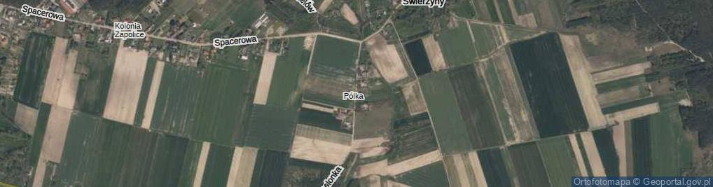Zdjęcie satelitarne Zapolice ul.