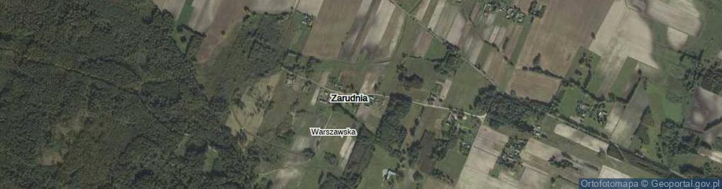 Zdjęcie satelitarne Zarudnia ul.