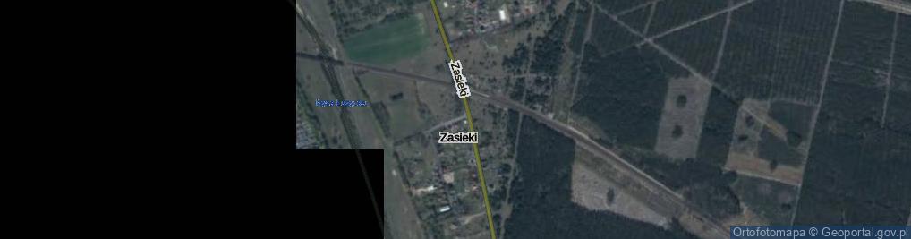 Zdjęcie satelitarne Zasieki ul.