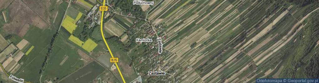 Zdjęcie satelitarne Zastawie ul.