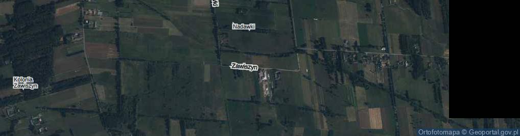 Zdjęcie satelitarne Zawiszyn ul.