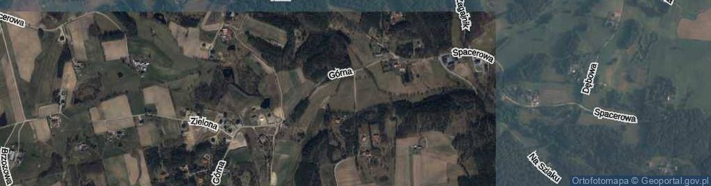 Zdjęcie satelitarne Załęskie Piaski ul.