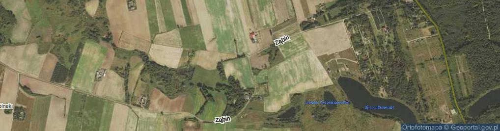 Zdjęcie satelitarne Ząbin ul.