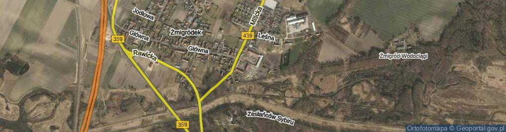 Zdjęcie satelitarne Zakładowa ul.