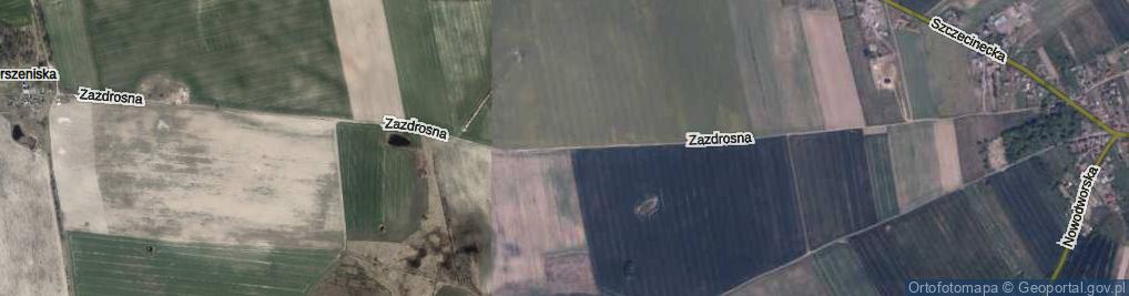 Zdjęcie satelitarne Zazdrosna ul.