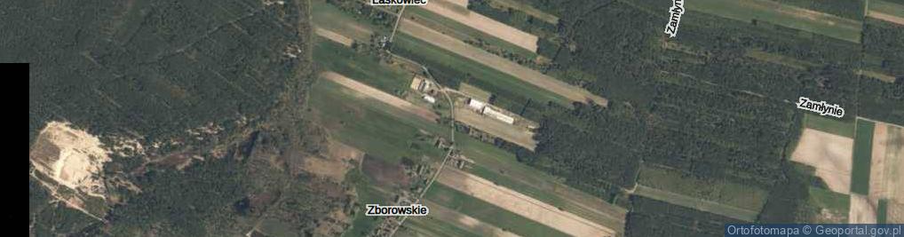 Zdjęcie satelitarne Zborowskie ul.