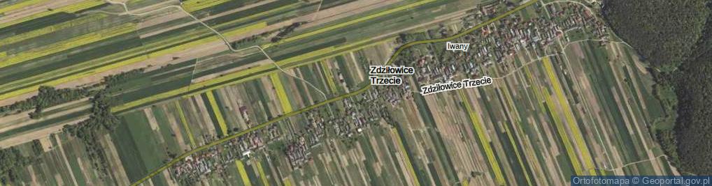 Zdjęcie satelitarne Zdziłowice Trzecie ul.