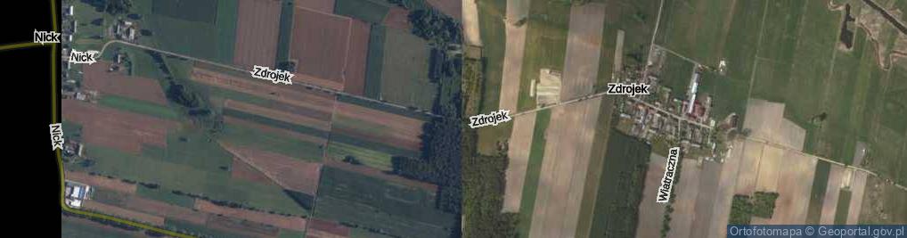Zdjęcie satelitarne Zdrojek ul.
